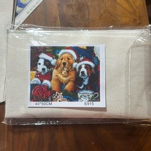 Dogs painting by numbers kit